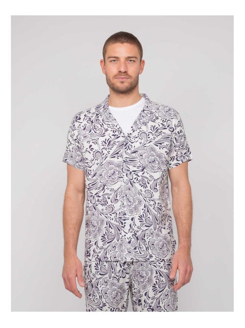 Chemise manches courtes motifs donupo - Kiabi