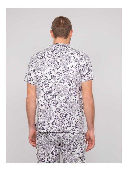 Chemise manches courtes motifs donupo - Kiabi