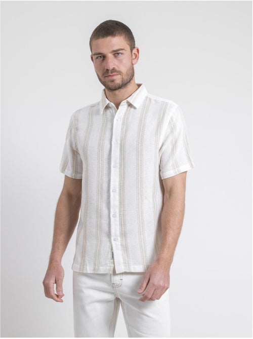 Chemise manches courtes motifs doulittle - Kiabi