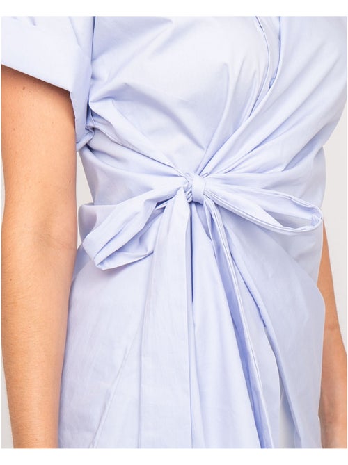 Chemise manches courtes nouée coté omerva - Kiabi Chemise manches courtes nouée coté omerva - Kiabi