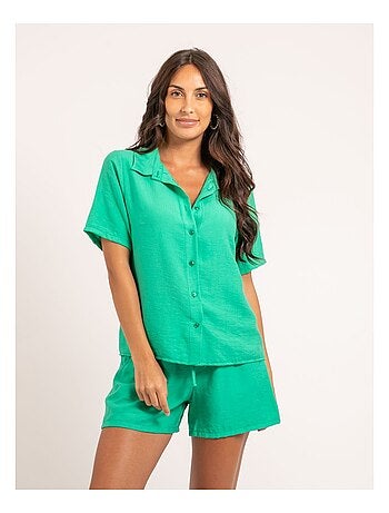 Chemise manches courtes orokia