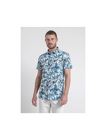 Chemise manches courtes pur coton diridic
