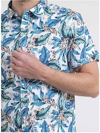 Chemise manches courtes pur coton diridic