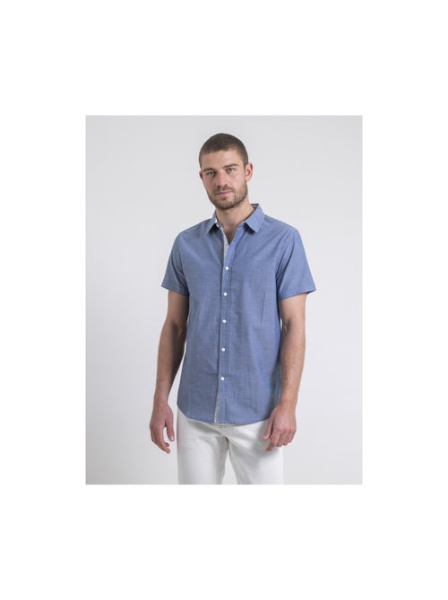 Chemise manches courtes pur coton motifs dakary - Kiabi