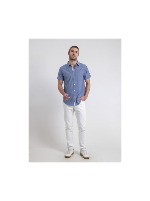 Chemise manches courtes pur coton motifs dakary - Kiabi