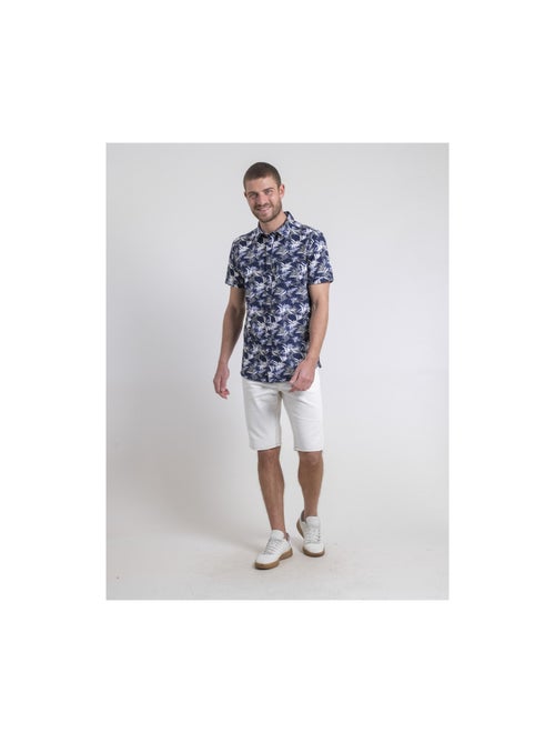 Chemise manches courtes pur coton motifs durudolf - Kiabi Chemise manches courtes pur coton motifs durudolf - Kiabi