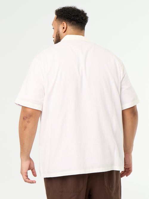 Chemise manches courtes unie - Kiabi Chemise manches courtes unie - Kiabi
