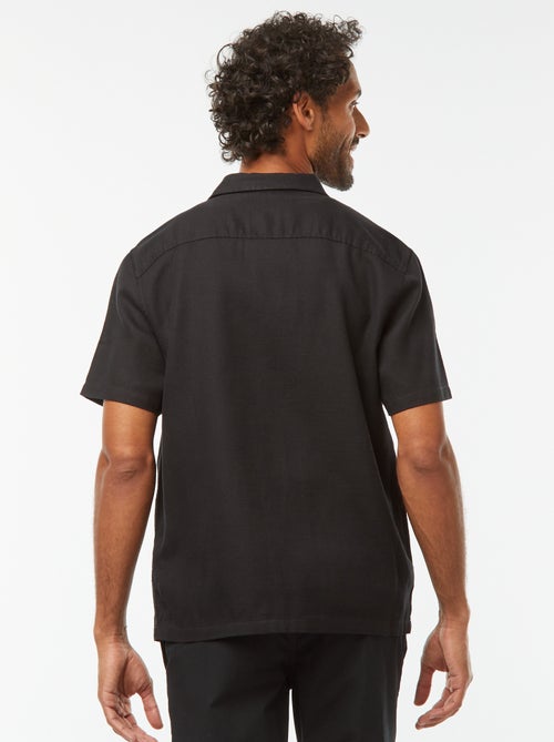 Chemise manches courtes unies - Kiabi