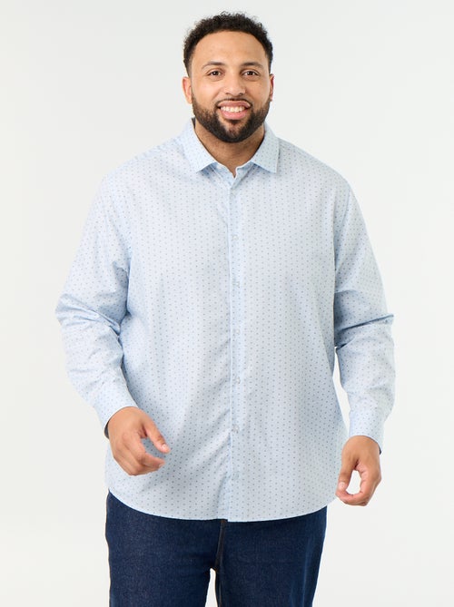 Chemise manches longues à motif - Kiabi Chemise manches longues à motif - Kiabi