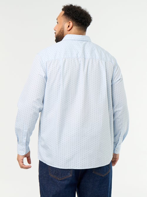Chemise manches longues à motif - Kiabi Chemise manches longues à motif - Kiabi