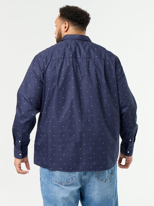 Chemise manches longues à motif - Kiabi Chemise manches longues à motif - Kiabi