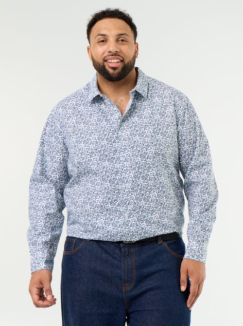 Chemise manches longues à motif - Kiabi Chemise manches longues à motif - Kiabi