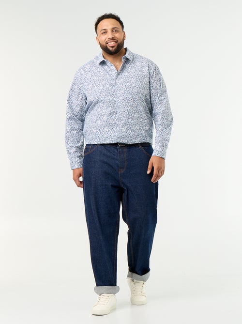 Chemise manches longues à motif - Kiabi Chemise manches longues à motif - Kiabi