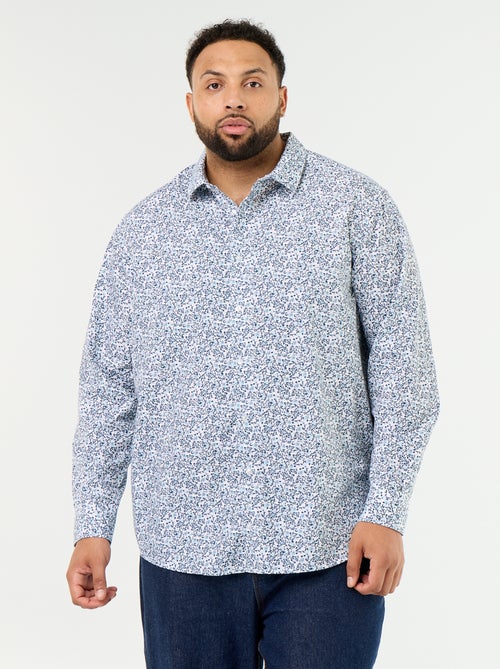 Chemise manches longues à motif - Kiabi Chemise manches longues à motif - Kiabi