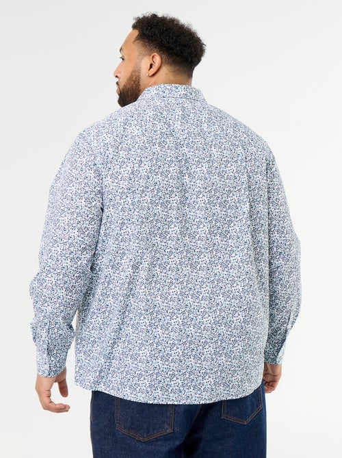 Chemise manches longues à motif - Kiabi Chemise manches longues à motif - Kiabi