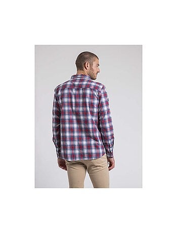 Chemise manches longues carreaux pur coton flanelle tadonol