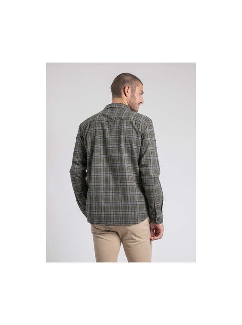 Chemise manches longues carreaux pur coton flanelle tadumir - Kiabi Chemise manches longues carreaux pur coton flanelle tadumir - Kiabi