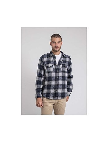 Chemise manches longues carreaux pur coton flanelle telorok
