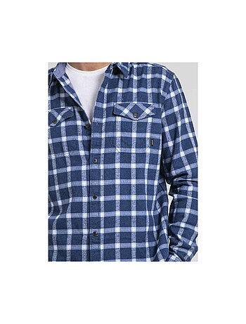 Chemise manches longues carreaux pur coton flanelle tolfox