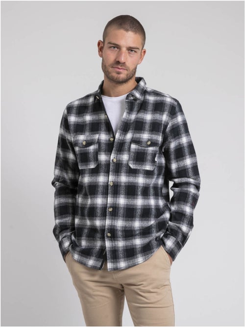 Chemise manches longues carreaux pur coton tariparc - Kiabi Chemise manches longues carreaux pur coton tariparc - Kiabi