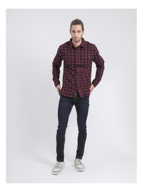 Chemise manches longues carreaux TOMALAX - Kiabi Chemise manches longues carreaux TOMALAX - Kiabi