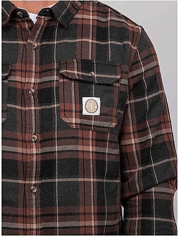 Chemise manches longues carreaux torilou