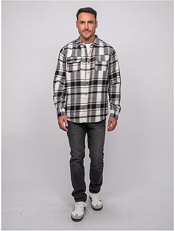 Chemise manches longues carreaux toxfeat