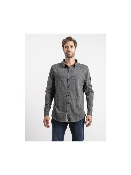 Chemise manches longues coton talruck - Kiabi