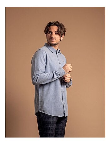 Chemise manches longues coton tinimal