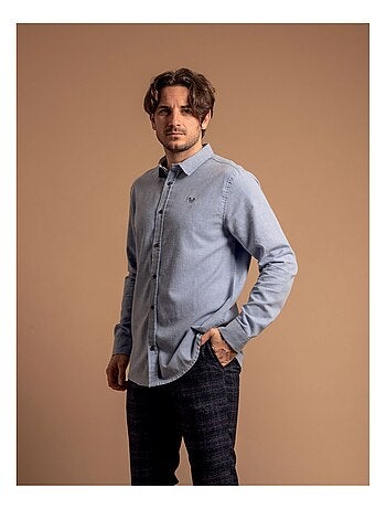 Chemise manches longues coton tinimal