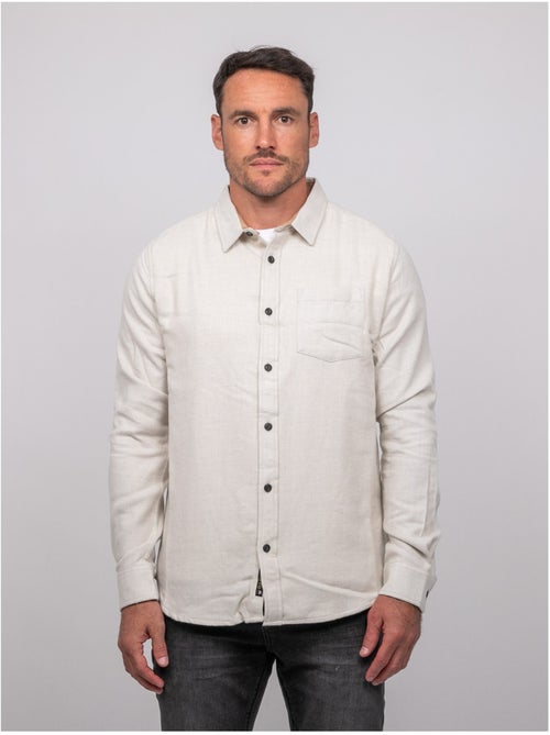 Chemise manches longues coton tiwatch - Kiabi