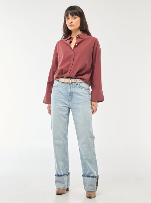 Chemise manches longues fluide - Kiabi Chemise manches longues fluide - Kiabi