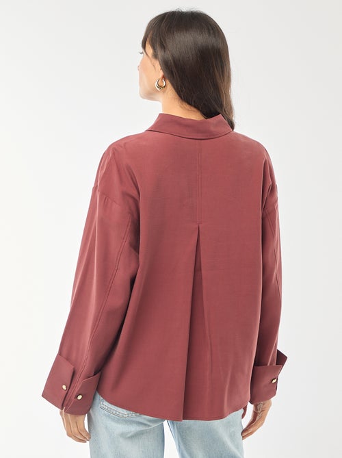 Chemise manches longues fluide - Kiabi Chemise manches longues fluide - Kiabi