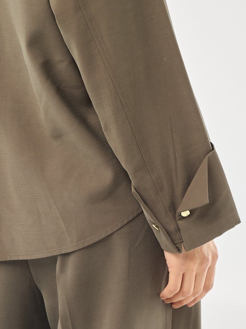 Chemise manches longues fluide - Kiabi Chemise manches longues fluide - Kiabi