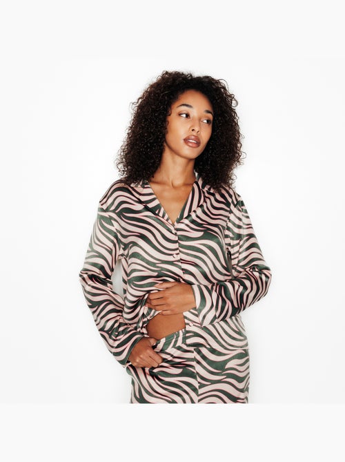Chemise manches longues grammy - rougegorge lingerie - Kiabi
