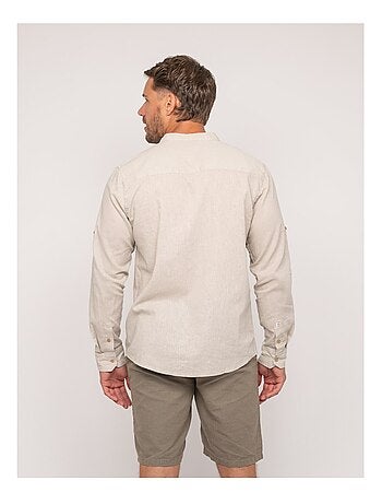 Chemise manches longues lin duchero