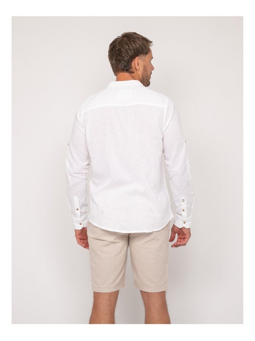 Chemise manches longues lin duchero - Kiabi