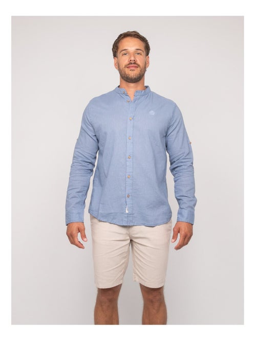 Chemise manches longues lin duchero - Kiabi