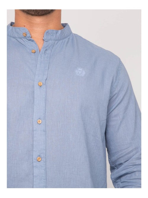 Chemise manches longues lin duchero - Kiabi