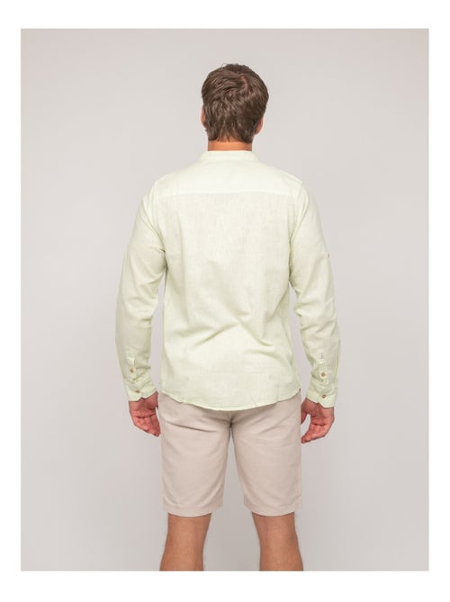 Chemise manches longues lin duchero - Kiabi Chemise manches longues lin duchero - Kiabi