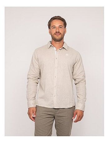 Chemise manches longues lin dumolak