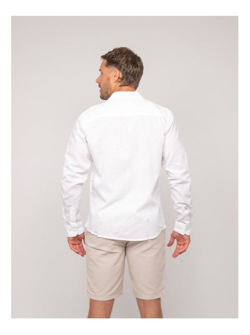Chemise manches longues lin dumolak - Kiabi