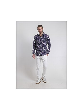 Chemise manches longues motifs duloic