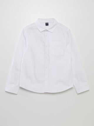 Chemise manches longues oxford