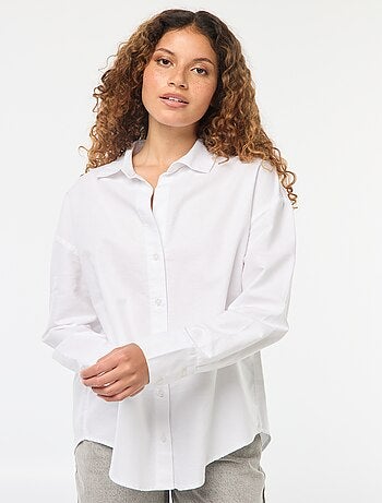 Chemise manches longues oxford