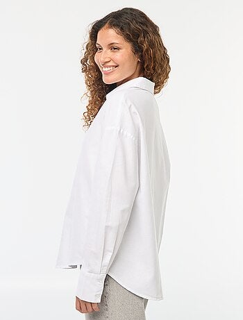 Chemise manches longues oxford