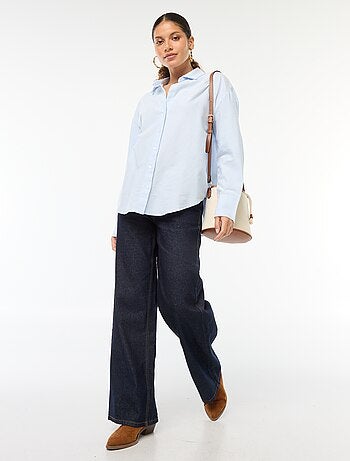 Chemise manches longues oxford