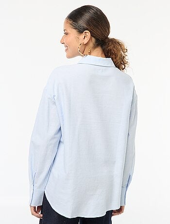 Chemise manches longues oxford