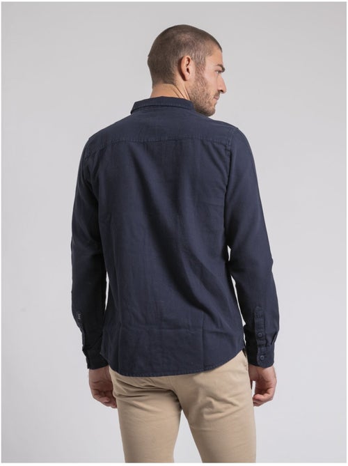 Chemise manches longues pur coton tamoris - Kiabi