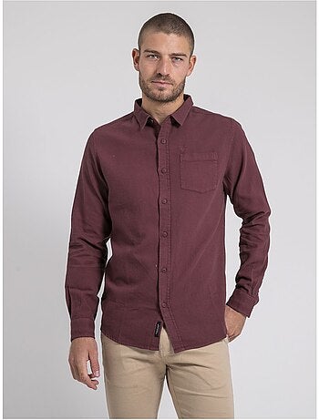 Chemise manches longues pur coton tamoris